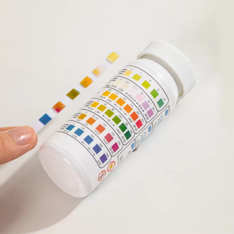 50 pièces de bandelettes de test de pH 6 en 1 pour piscine