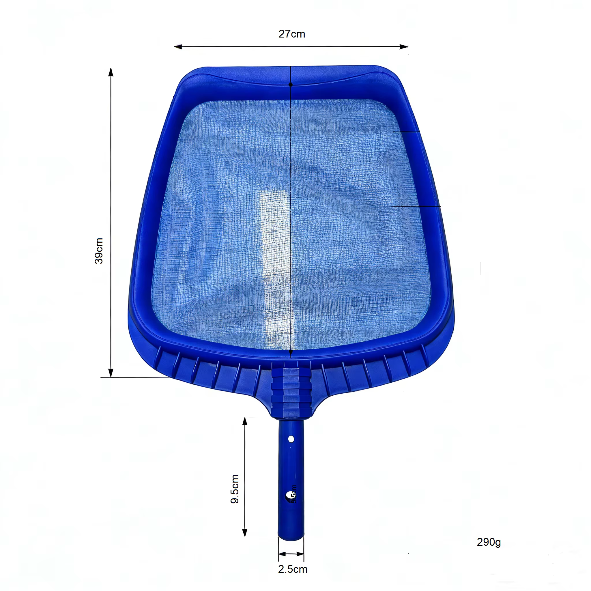 Épuisette de nettoyage de piscine avec manche télescopique