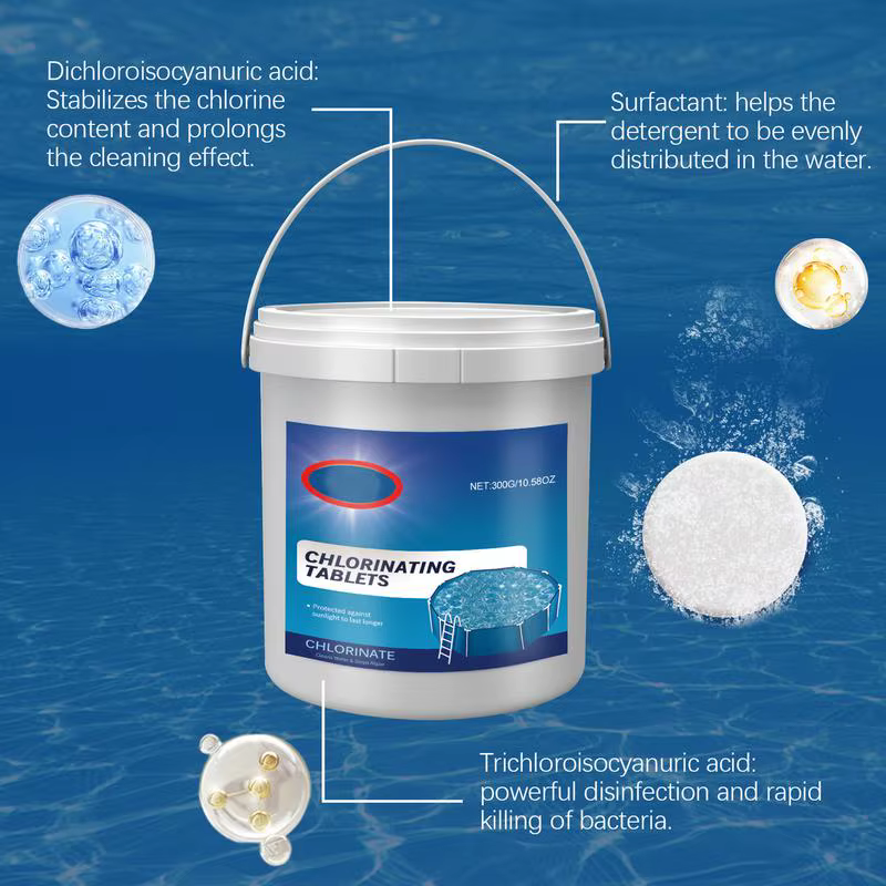 Comprimés de piscine effervescents