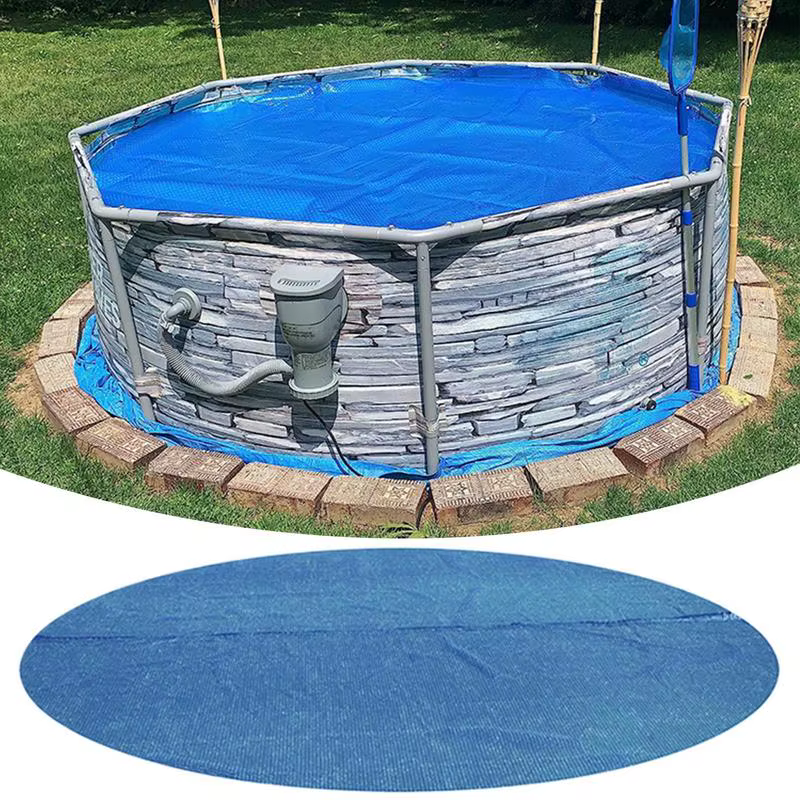 Protecteur de couverture de piscine rond