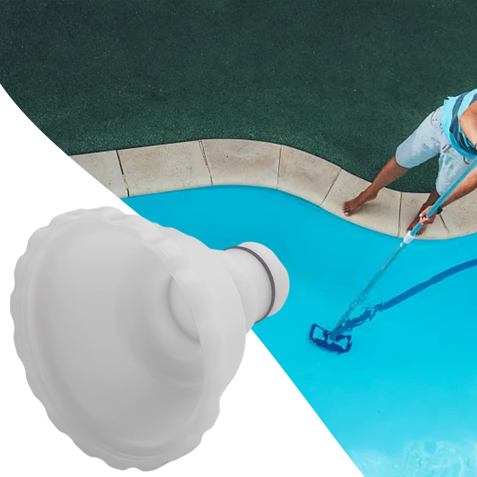 Adaptateur d'aspirateur pour améliorer l'efficacité du nettoyage de la piscine avec l'accessoire de skimmer RP/RX pour les piscines Summer Waves