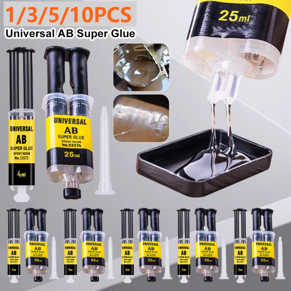 Colle AB en résine époxy 4/25ml