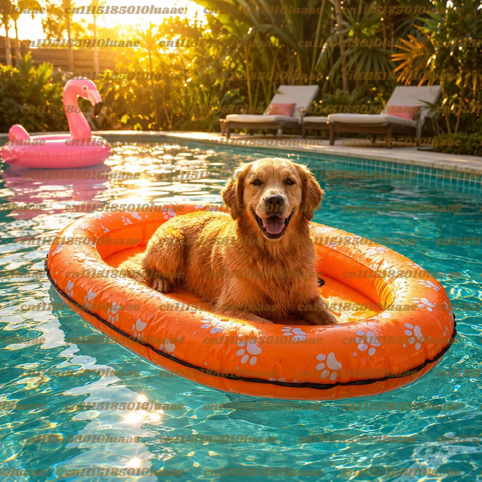 Piscine gonflable pour chien