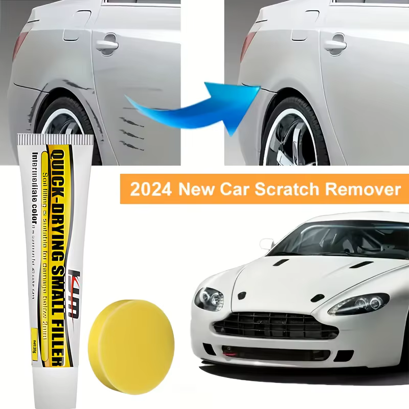 Réparation de la surface de peinture automobile - Remplissage des bosses et des rayures, lissage de la surface, séchage rapide, utilisé pour le remplissage des bosses de véhicules