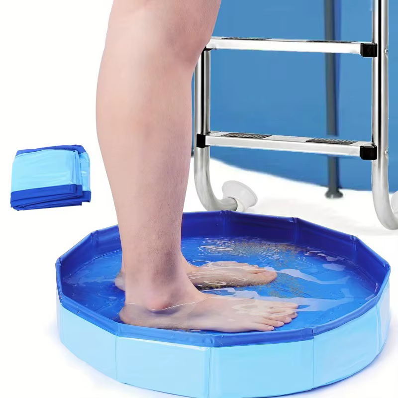 Piscine pliable pour animaux de compagnie pour chats et chiens