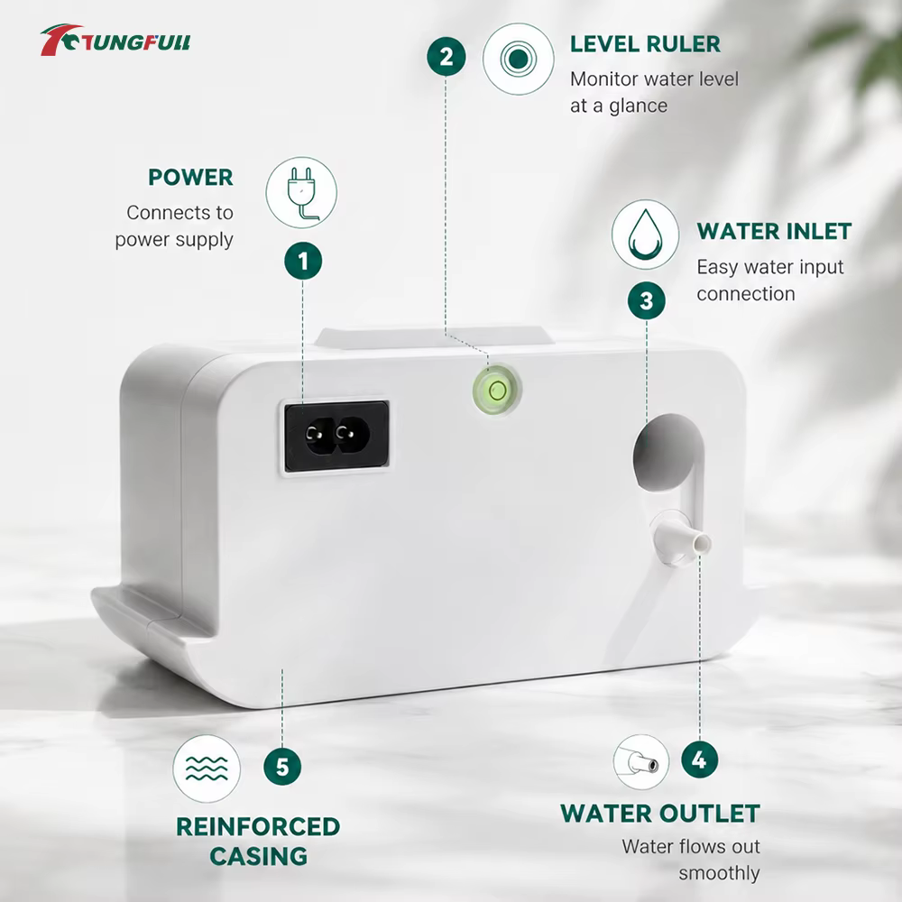 Pompe à eau électrique auto-amorçante TUNGFULL 100V-240V pour climatiseur domestique, mini pompe à eau pour climatisation