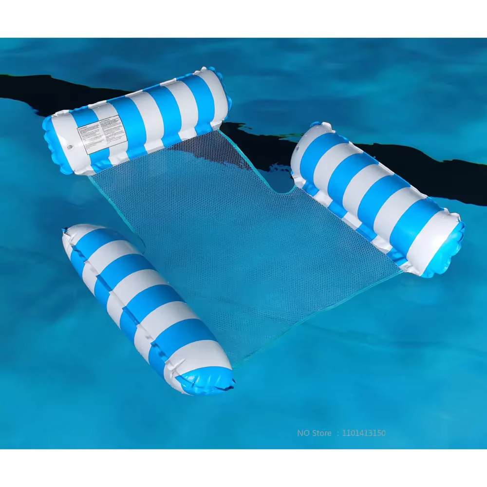Hamac d'eau inclinable gonflable flottant