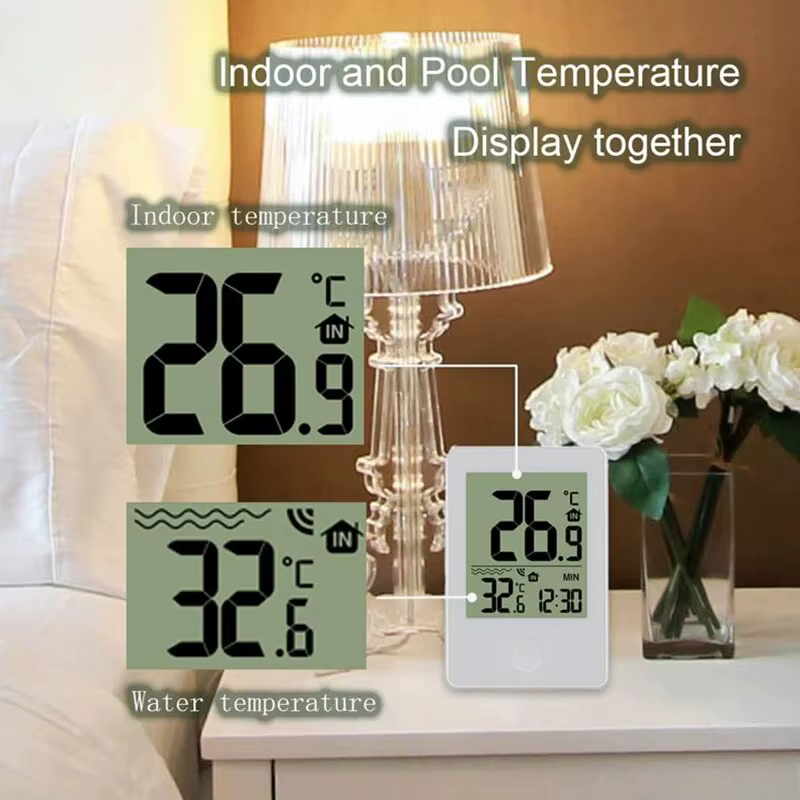 Therye.com-Moniteur de température flottant sans fil pour piscine