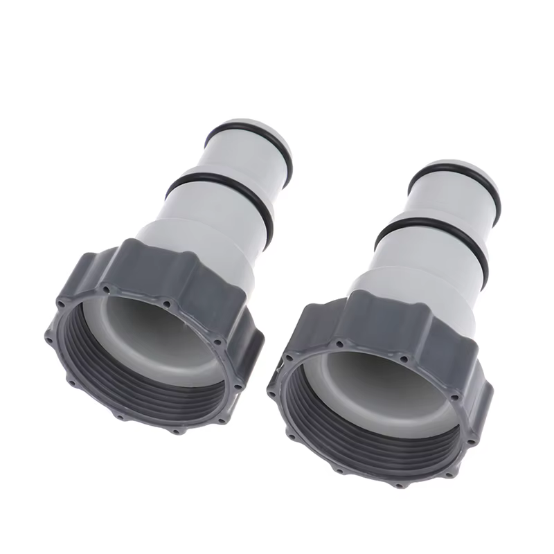 Adaptateur de tuyau de piscine avec collier pour pompes à connexion filetée Intex