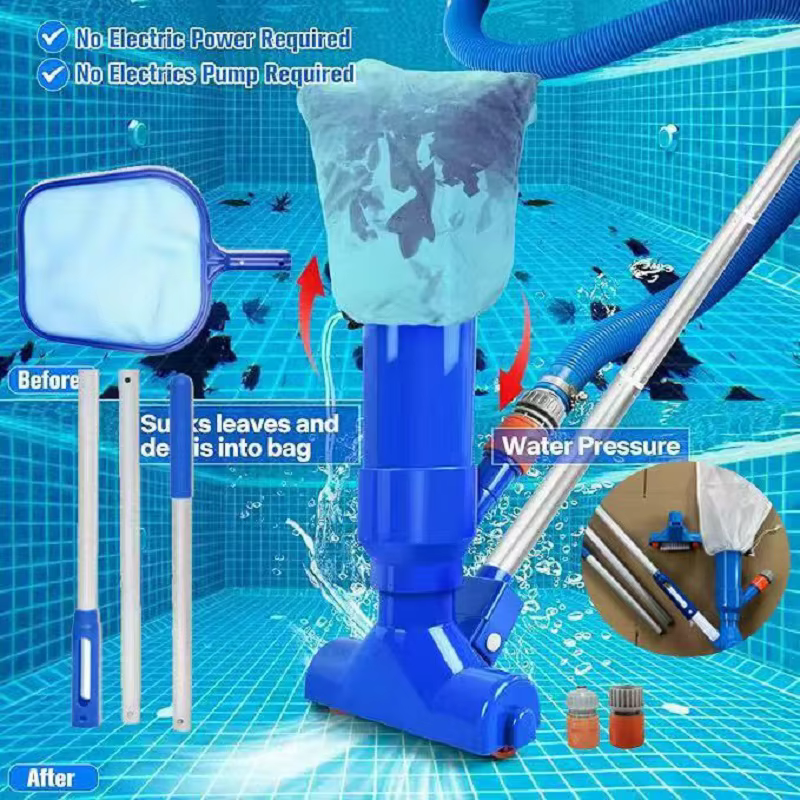 Kit d'aspirateur de piscine propre - Outil de nettoyage