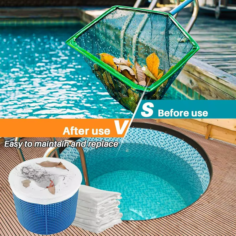 Sac filtrant élastique pour piscine