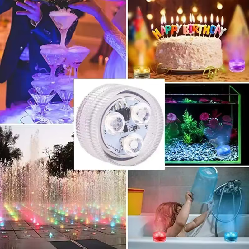 Lampes RGB intelligentes pour piscine