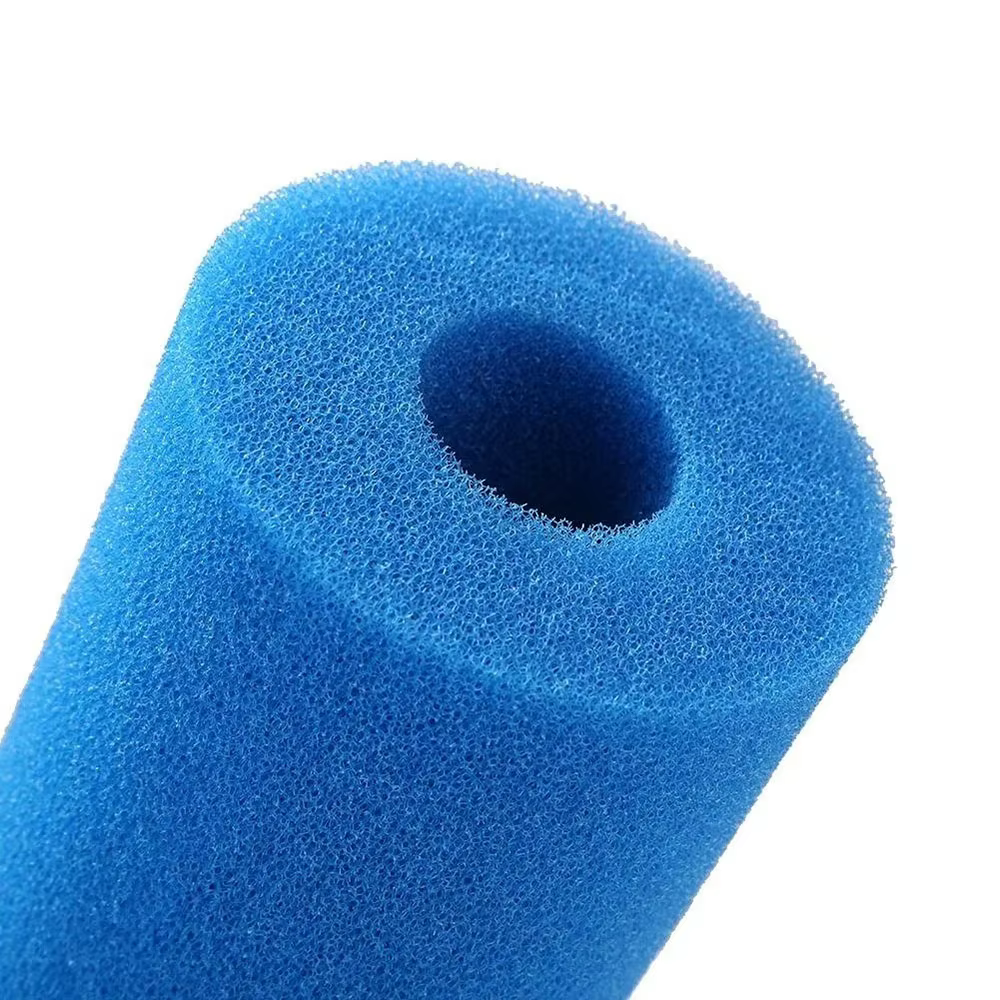 Cartouche de mousse éponge filtrante bleue pour piscine