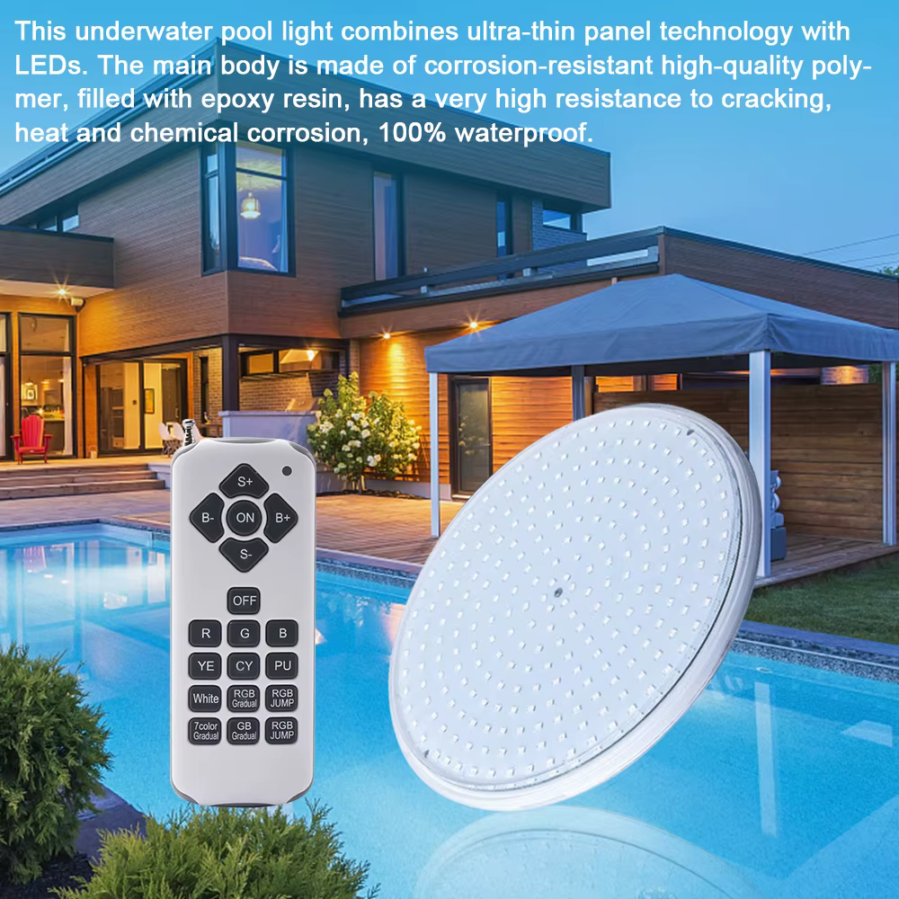 Projecteur de piscine IP68 18W 35W PAR56 à remplissage de résine AC12V