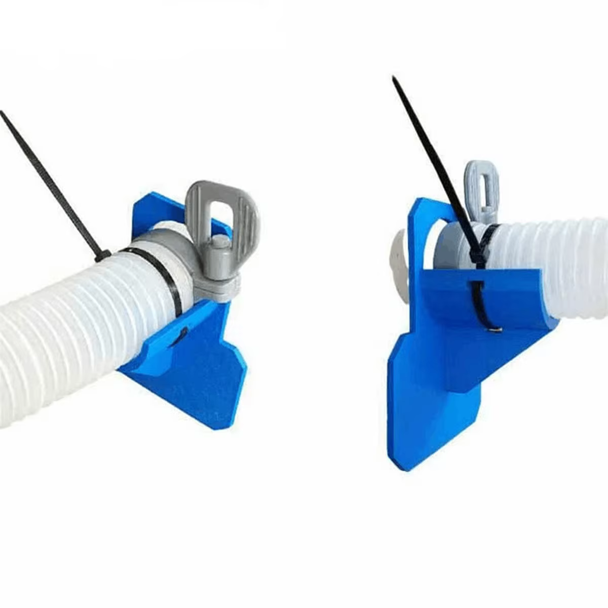 Support en Fiosphate pour Tuyau de Piscine avec Attaches et Clips