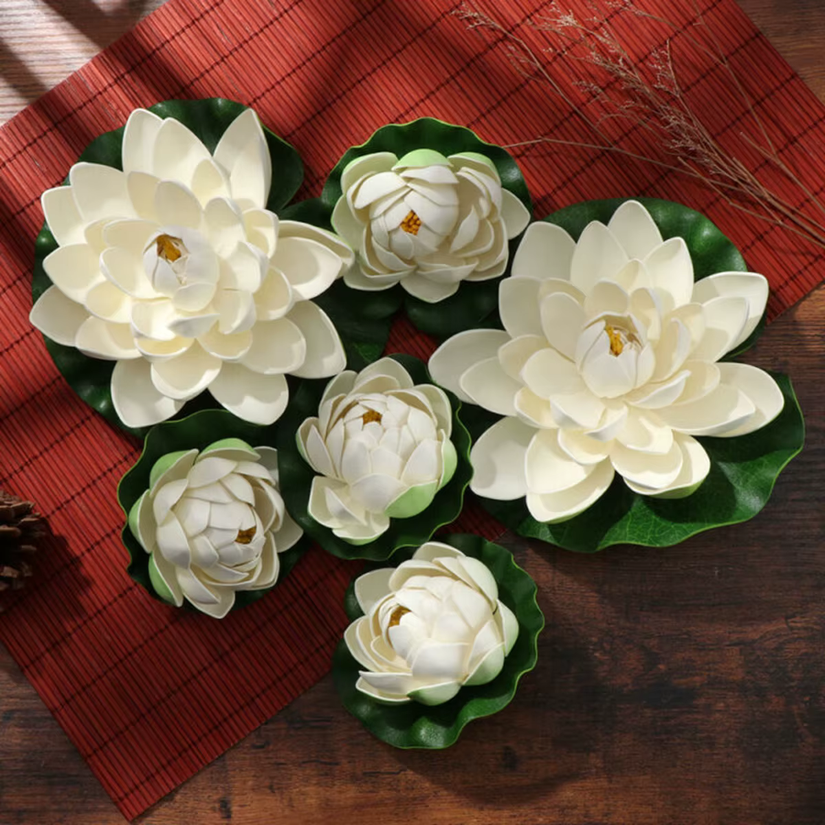 Fausse Fleur Artificielle Flottante de Natation