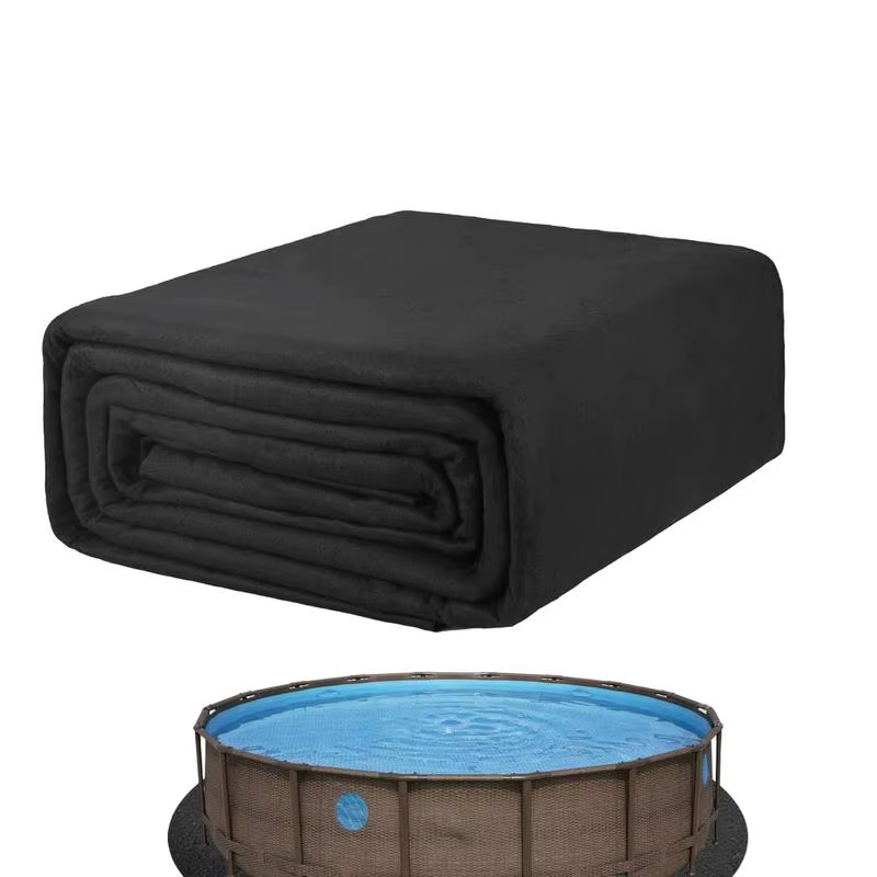 Tapis de sol de piscine de jardin au-dessus du sol