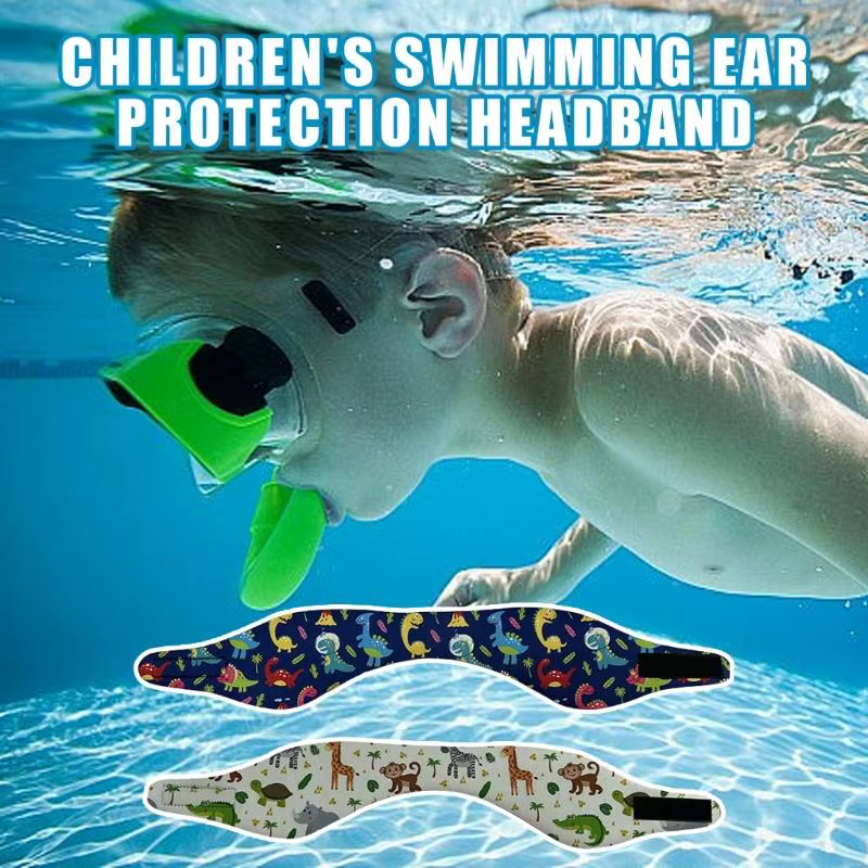 Bandeau natation protecteur pour les enfants les adultes bande l'oreille résistante à l'eau pour baignade