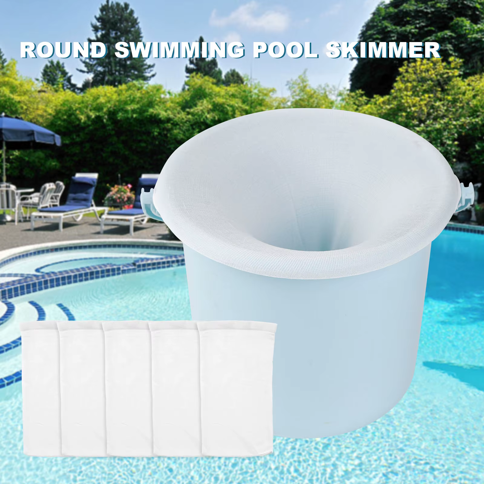 5/10 Pcs Chaussettes de skimmer pour piscine