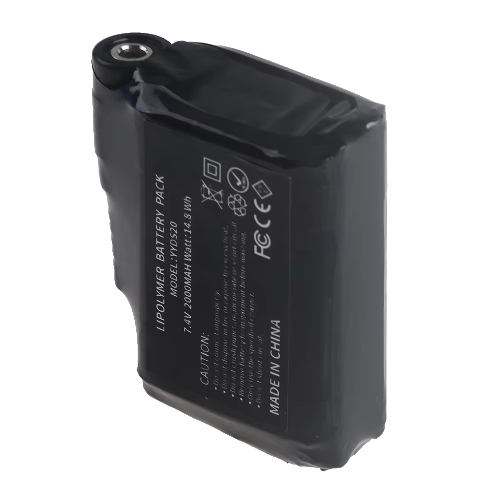 Batterie de rechange pour gants chauffants 7.4V 2000mAh 2S, batterie au lithium polymère pour gilet chauffant, chaussettes, batterie chauffante anti-gel pour l'hiver