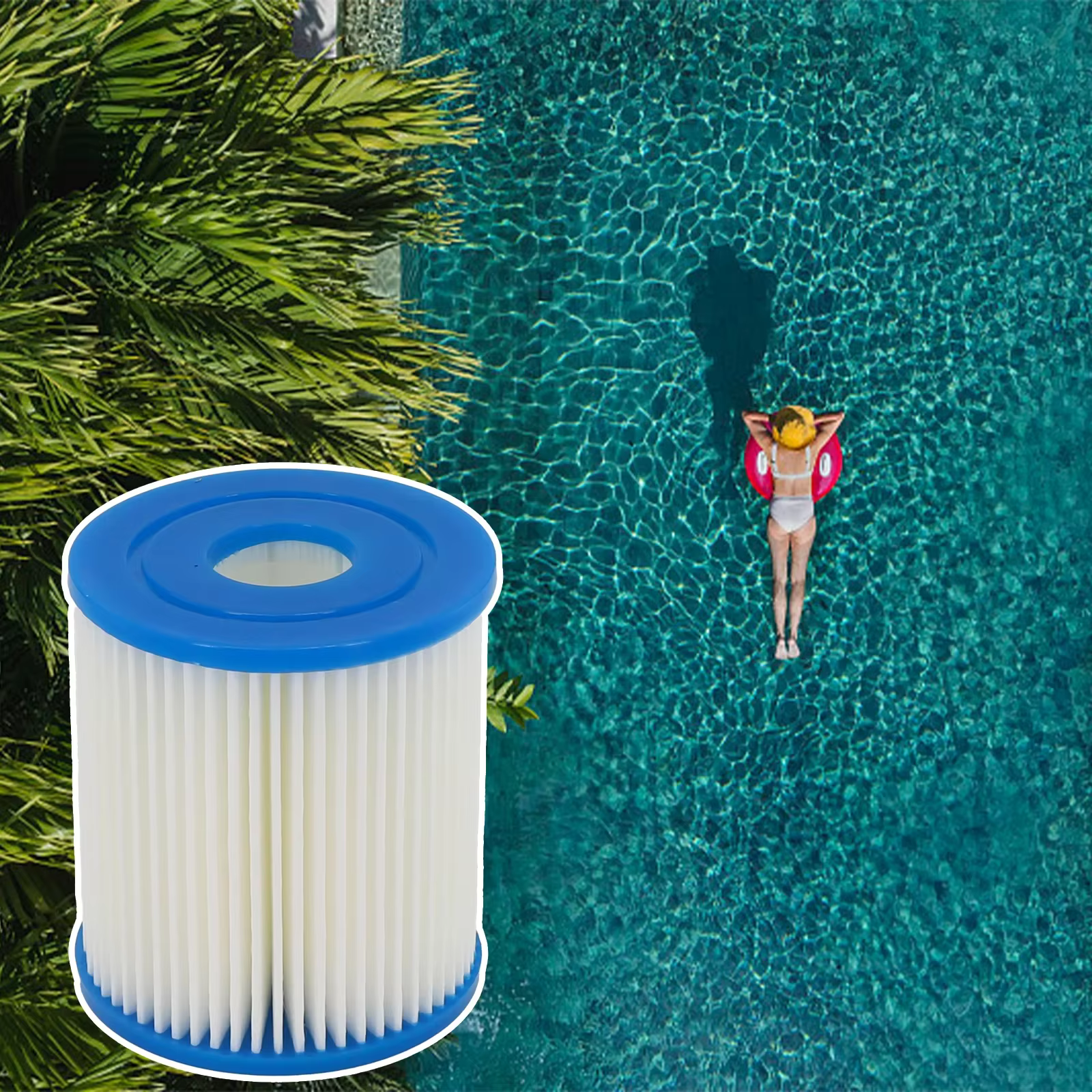 Cartouche de filtre de remplacement pour piscine