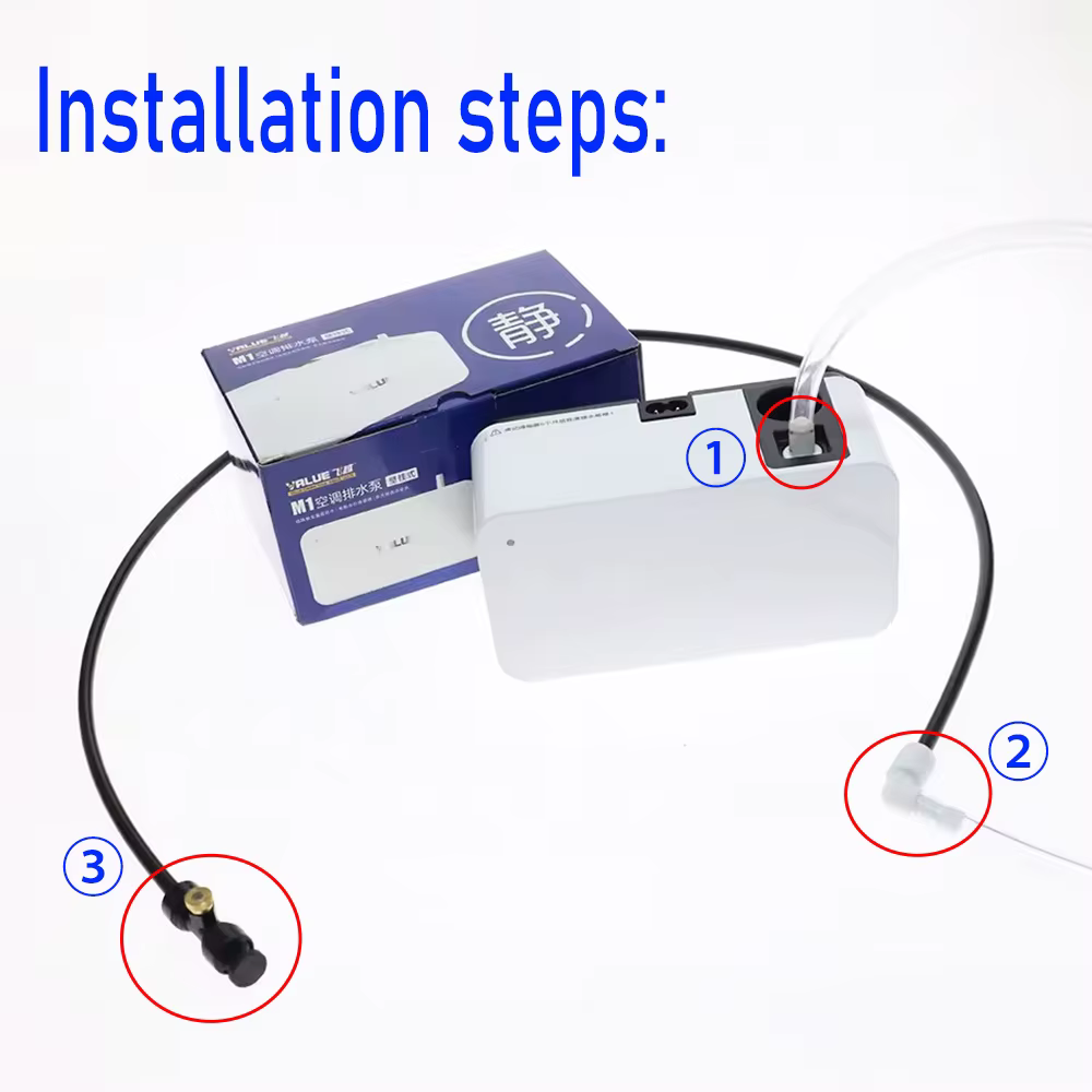 VALUE 100 V-240 V climatisation eau automatique Ultra-silencieux pompe à condensats climatiseur Drainage avec système d'atomisation