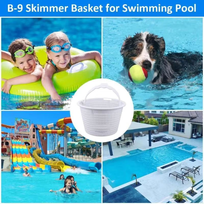 Panier d'écumoire universel pour piscines enracinées grandes feuilles pièges lourds ABS Mess