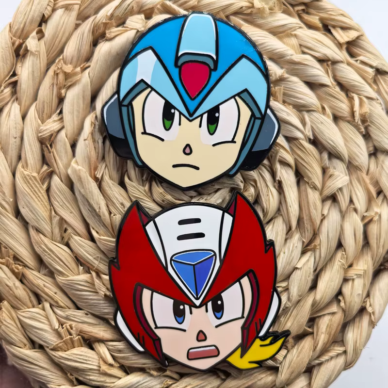 Épingles à revers pour sac à dos, Robots de jeu japonais rétro, broche en émail dur pour hommes, pour vêtements, Badges Anime, accessoires cadeaux