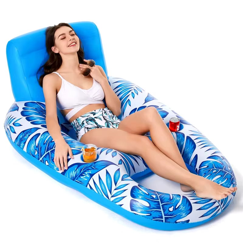 Chaise longue gonflable pour adultes