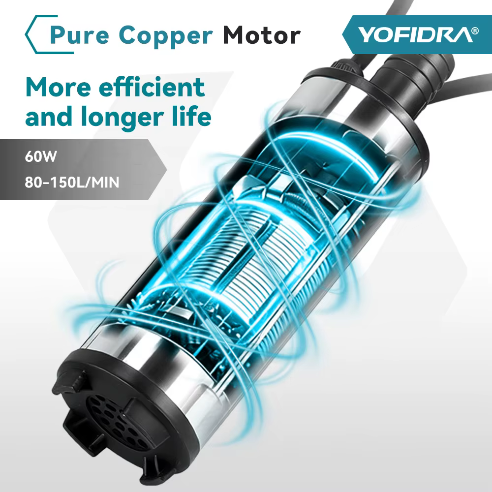 YOFIDRA 50-80L/min pompe à eau électrique 60W