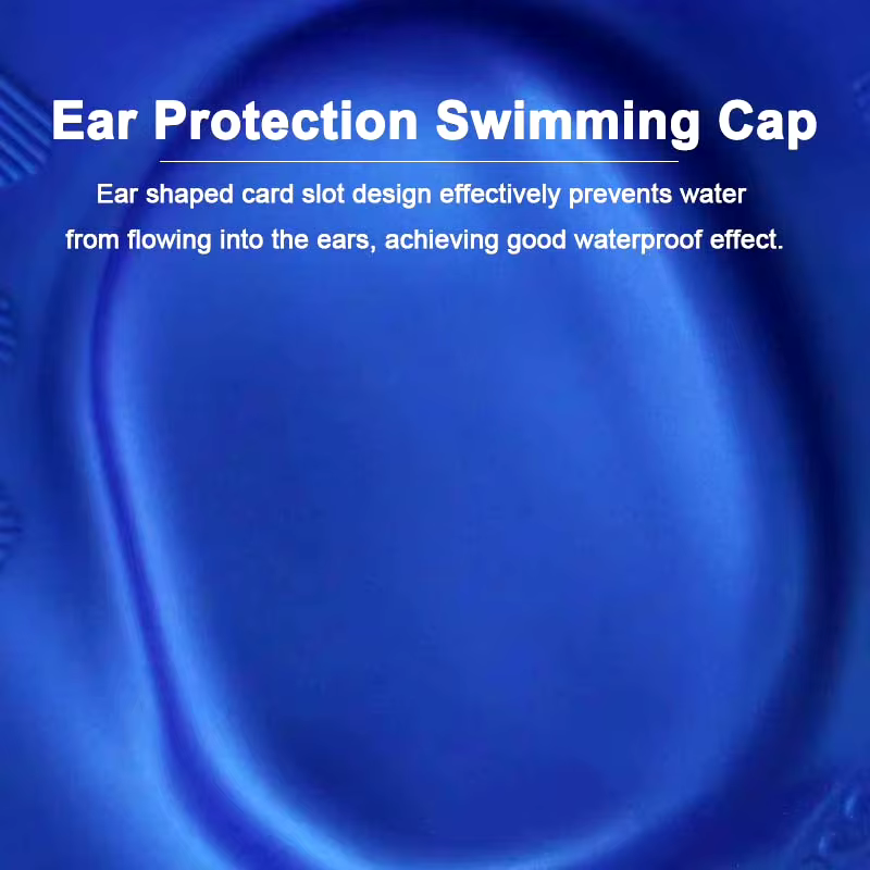 DIZETION Bonnet de bain imperméable à haute élasticité Protection des oreilles Grand
