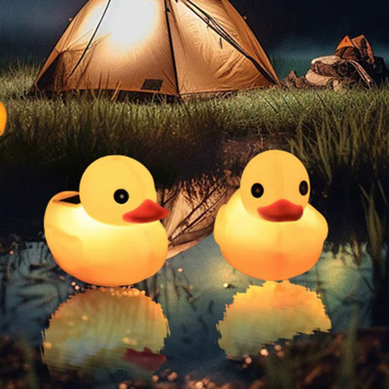 Lampe Solaire Flottante en Forme de Canard, Éclairage de Piscine