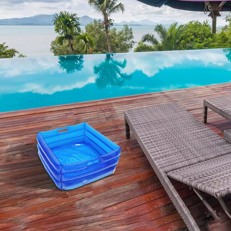 Bain de pieds de piscine pliable Portable