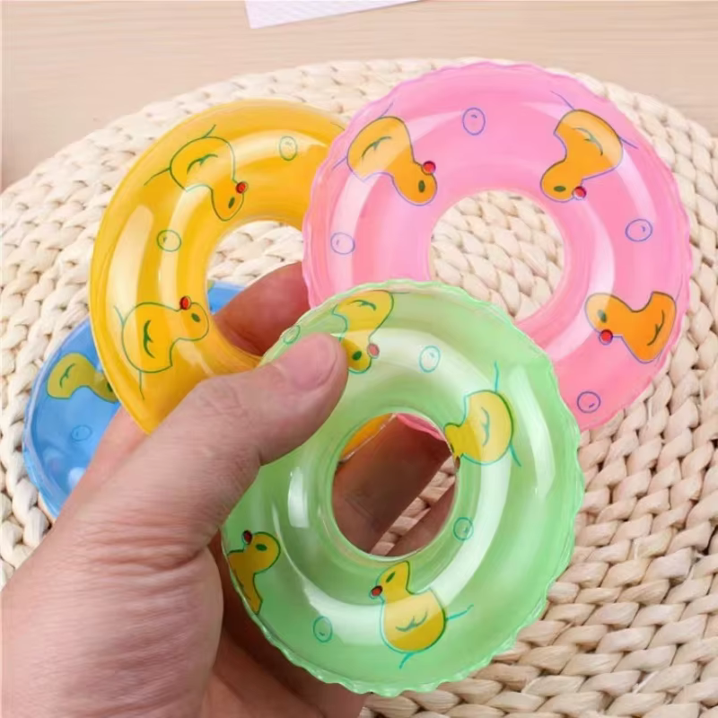 10 pièces Mini anneau de bain jouet piscine flotteur cercle