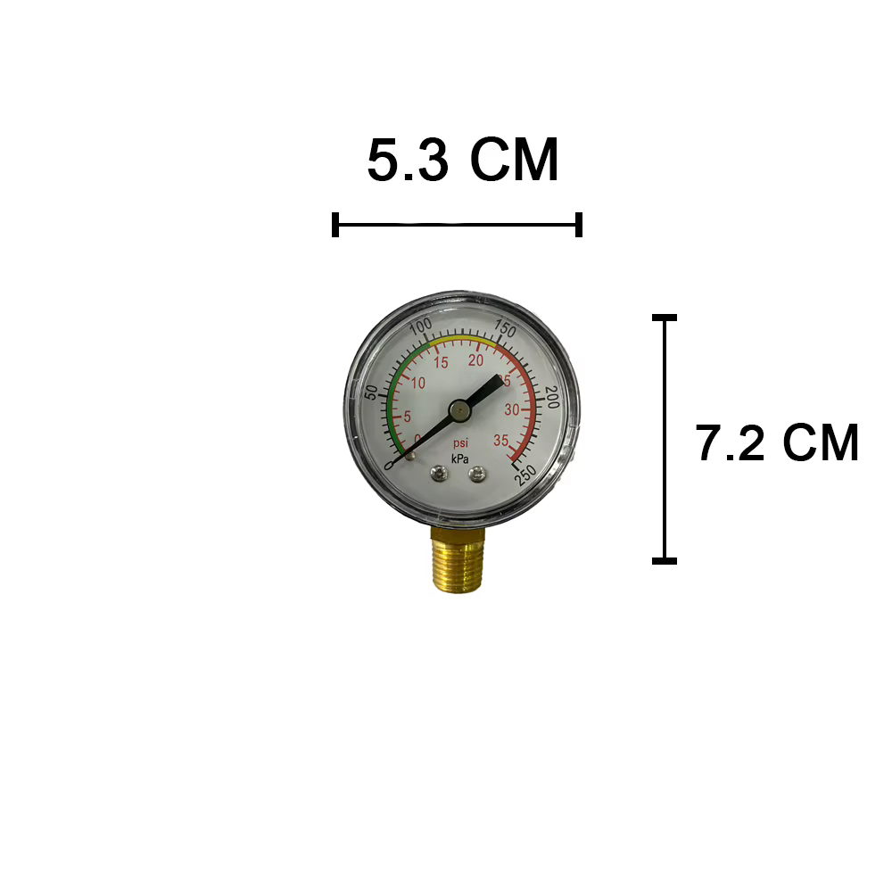 Manomètre de pression pour filtre à sable