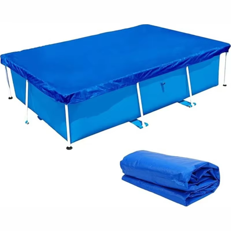 Couverture de piscine rectangulaire imperméable et anti-poussière pour jardin