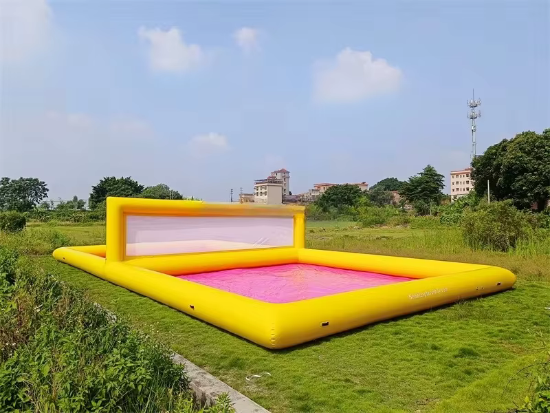 Jeux aquatiques d'été terrain de volley-ball gonflable amusant plage Sports nautiques