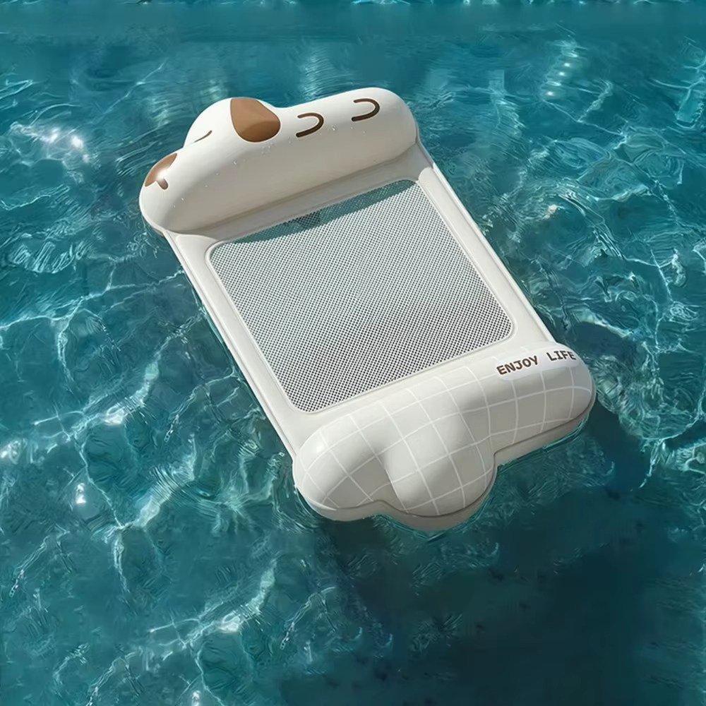 1PC Transat gonflable pour piscine avec siège en maille