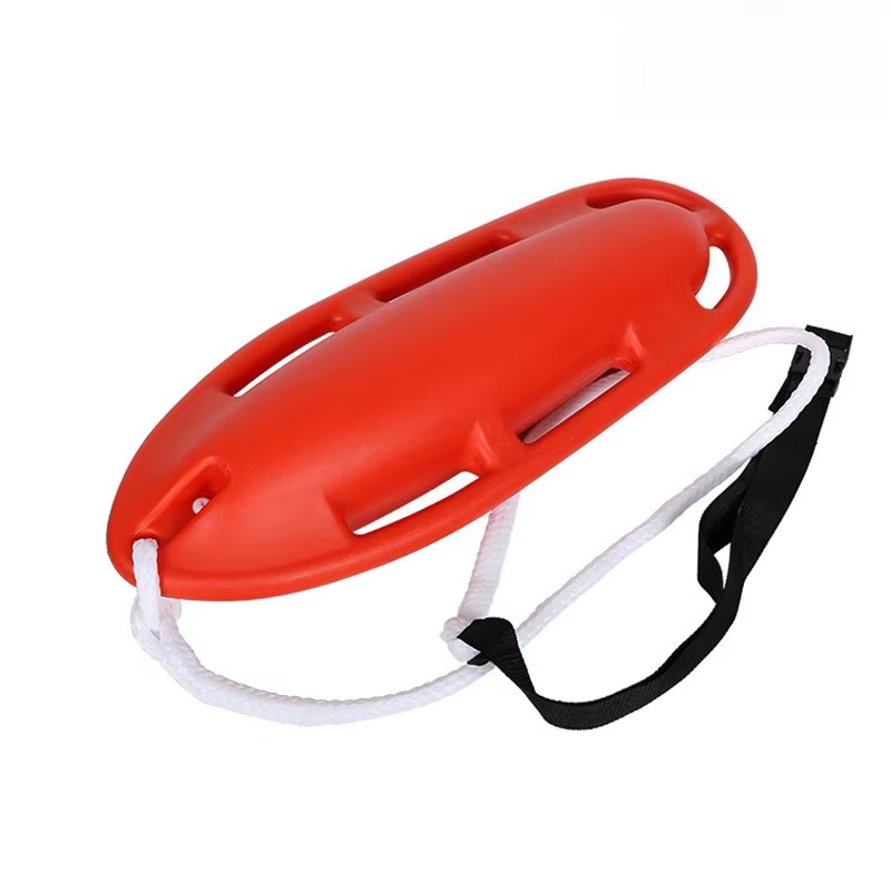 Bouée de sauvetage professionnelle pour la natation en eau libre, flotteur de sauvetage à 6 poignées, équipement de sauvetage pour le kayak et la plongée avec tuba