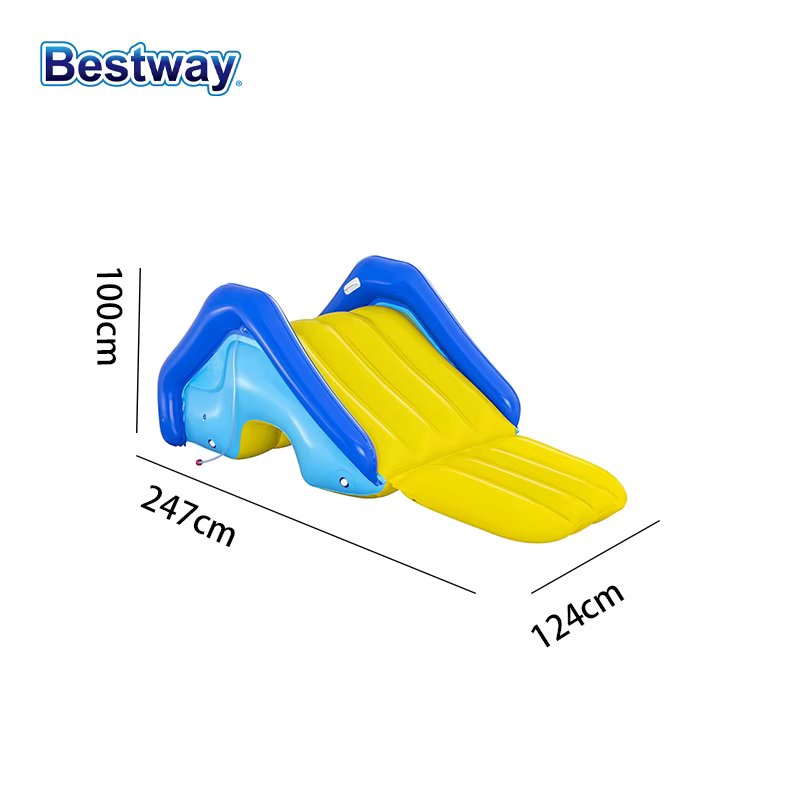 Bestway-Glissière d'eau gonflable au bord de la piscine