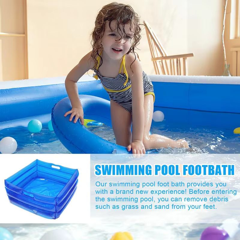 Bain de pieds de piscine pliable Portable