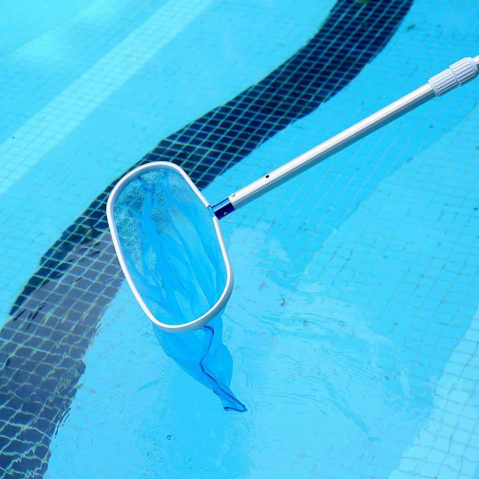 Filet de Piscine à Mailles pour Nettoyage du Cuir oral elu, Outil de Spa