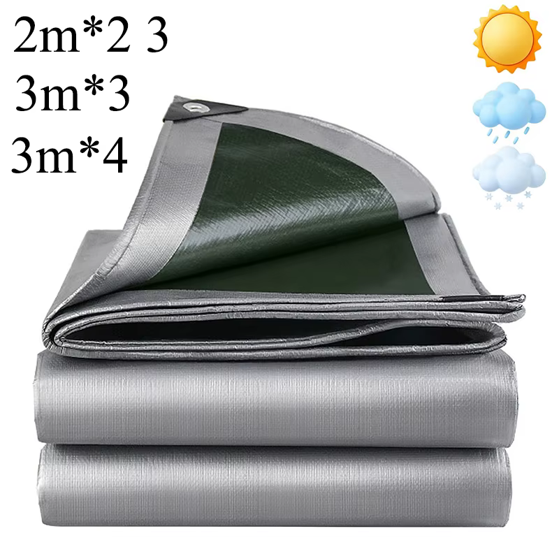 Bâche imperméable 2m * 2 2*3 3*3 3 × 4m