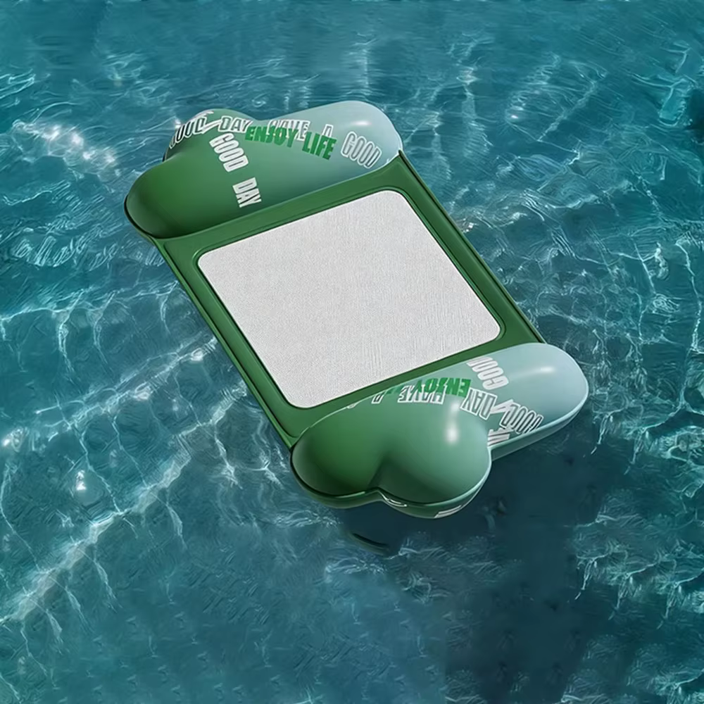 1PC Transat gonflable pour piscine avec siège en maille