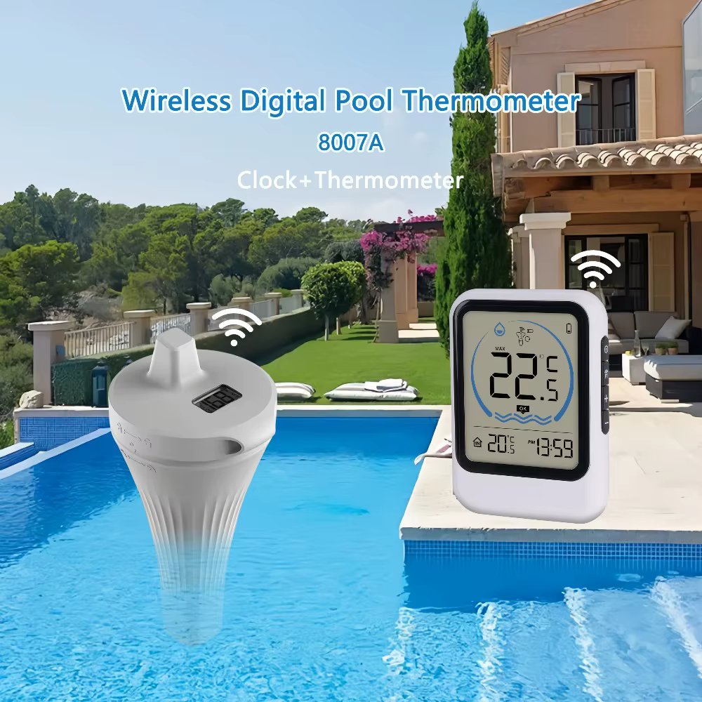 Thermomètre de piscine avec capteur de température pour piscine
