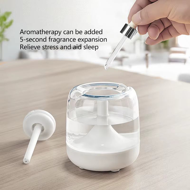 Humidificateur d'air Portable de 650ML, huile essentielle, diffuseur d'arôme de chambre à coucher avec veilleuses colorées, humidificateur USB