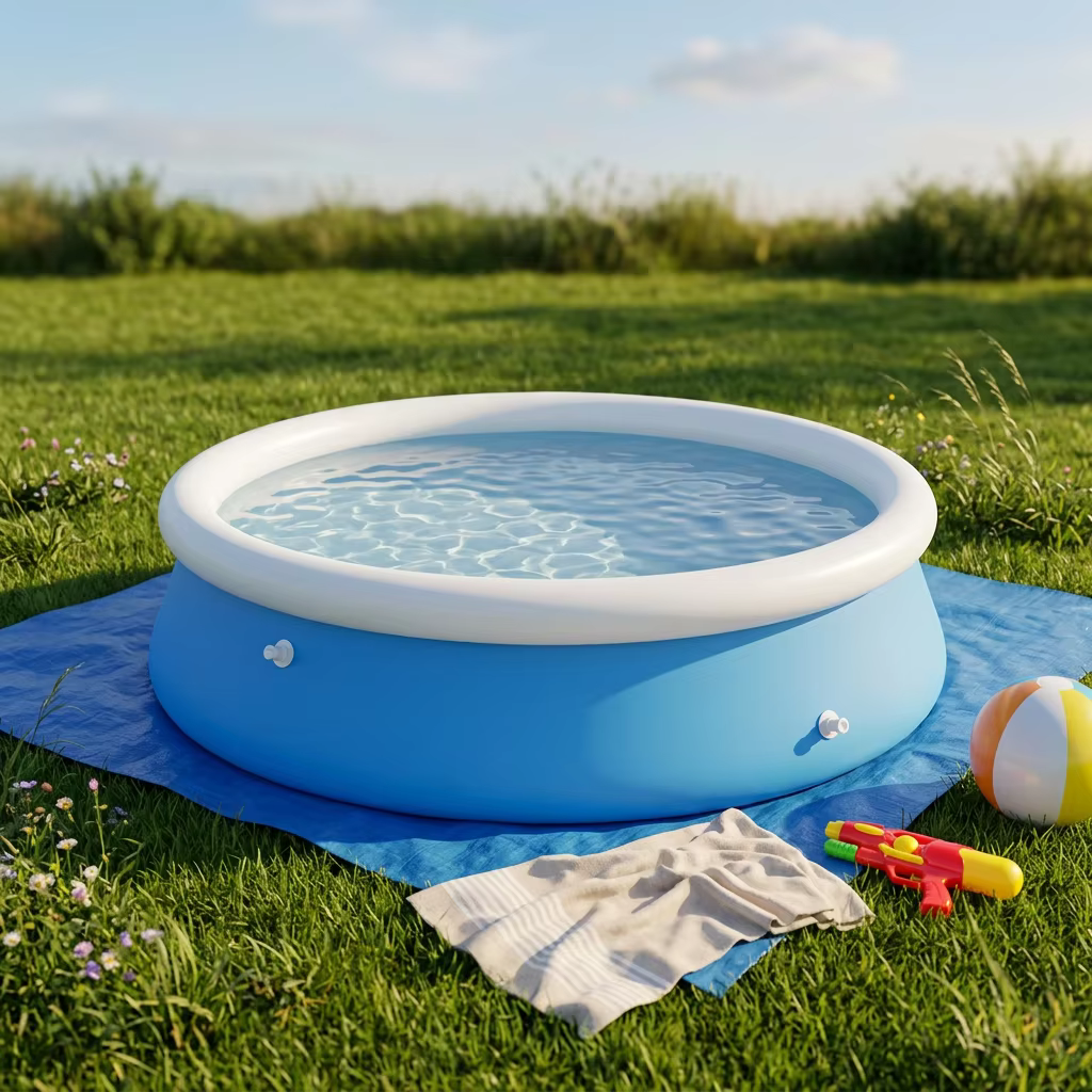 Bâche de piscine carrée d'extérieur