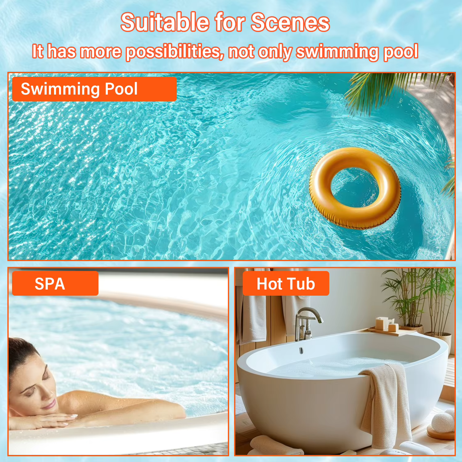 YIERYI – testeur d'eau de piscine 7 en 1