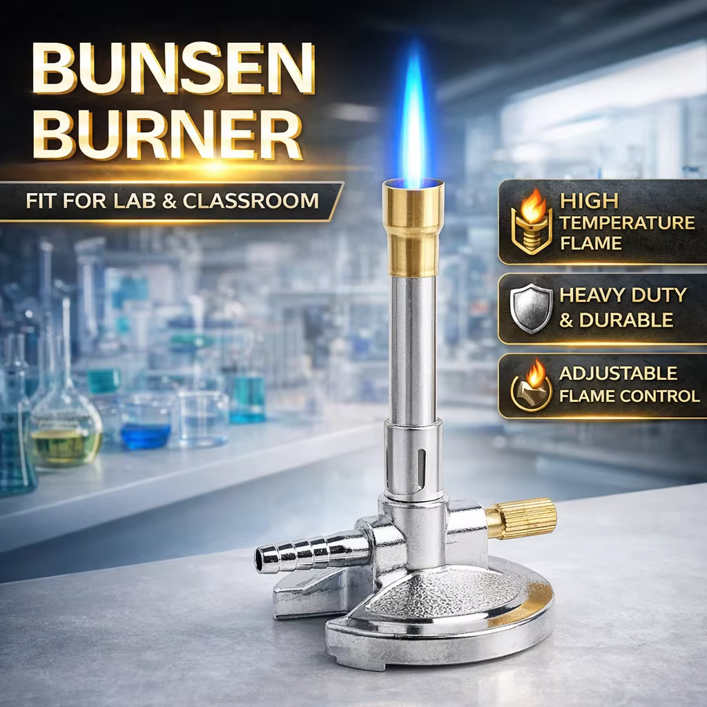 Brûleur Bunsen à tube unique pour gaz propane liquide, brûleur de chauffage de laboratoire, équipement de chauffage de laboratoire sans combustible