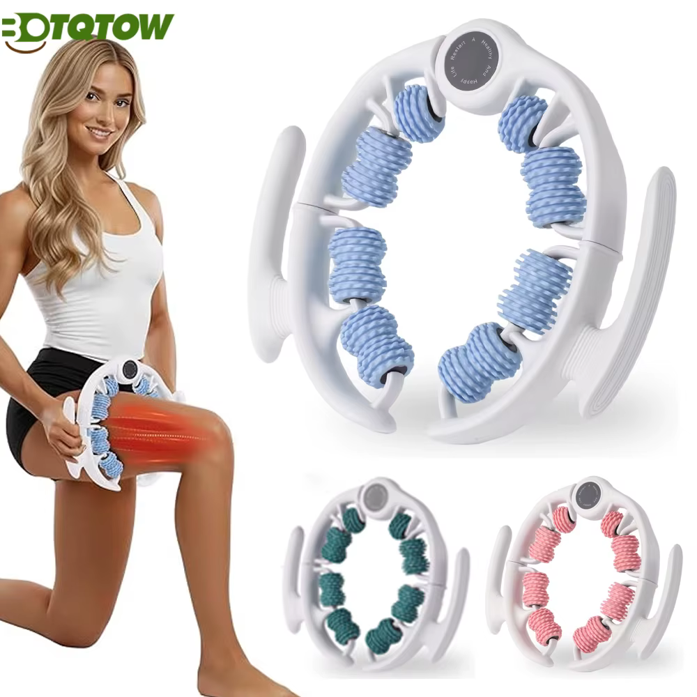 Outil de massage anti-cellulite - Masseur de drainage lymphatique - Rouleau musculaire, massage profond des fascias, élimination des bosses cutanées, cuisses/fesses